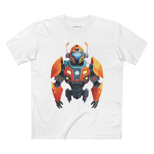 Cyborg Robot Graphic Unisex 100 Cotton Staple Tee 2