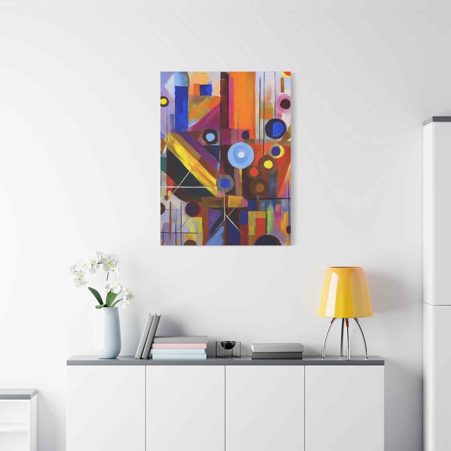Abstract Painting Print Canvas 20x24,20x30,24x30, 24x32,24x36,30x40, 32x48,36x48,40x60 Pine-Wood Inner Frame ABS-4