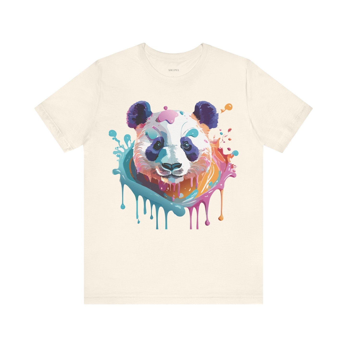 Panda Graphic Tee Unisex Vintage Inspired Art Design By Adelpha Premium Jersey Short Sleeve