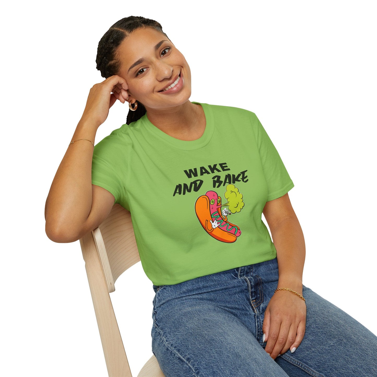 Funny Food T Shirts Unisex Softstyle Tee With Art Design Gildan 64000 100 Percent Ring Spun Cotton