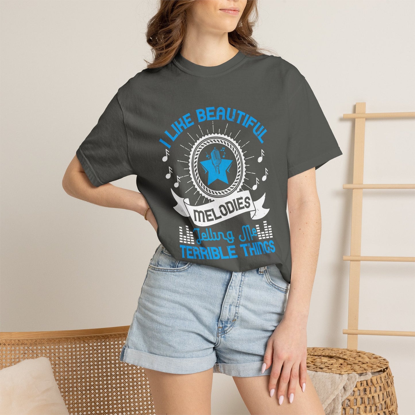 Music Graphic Design Unisex Cotton T-shirt m9