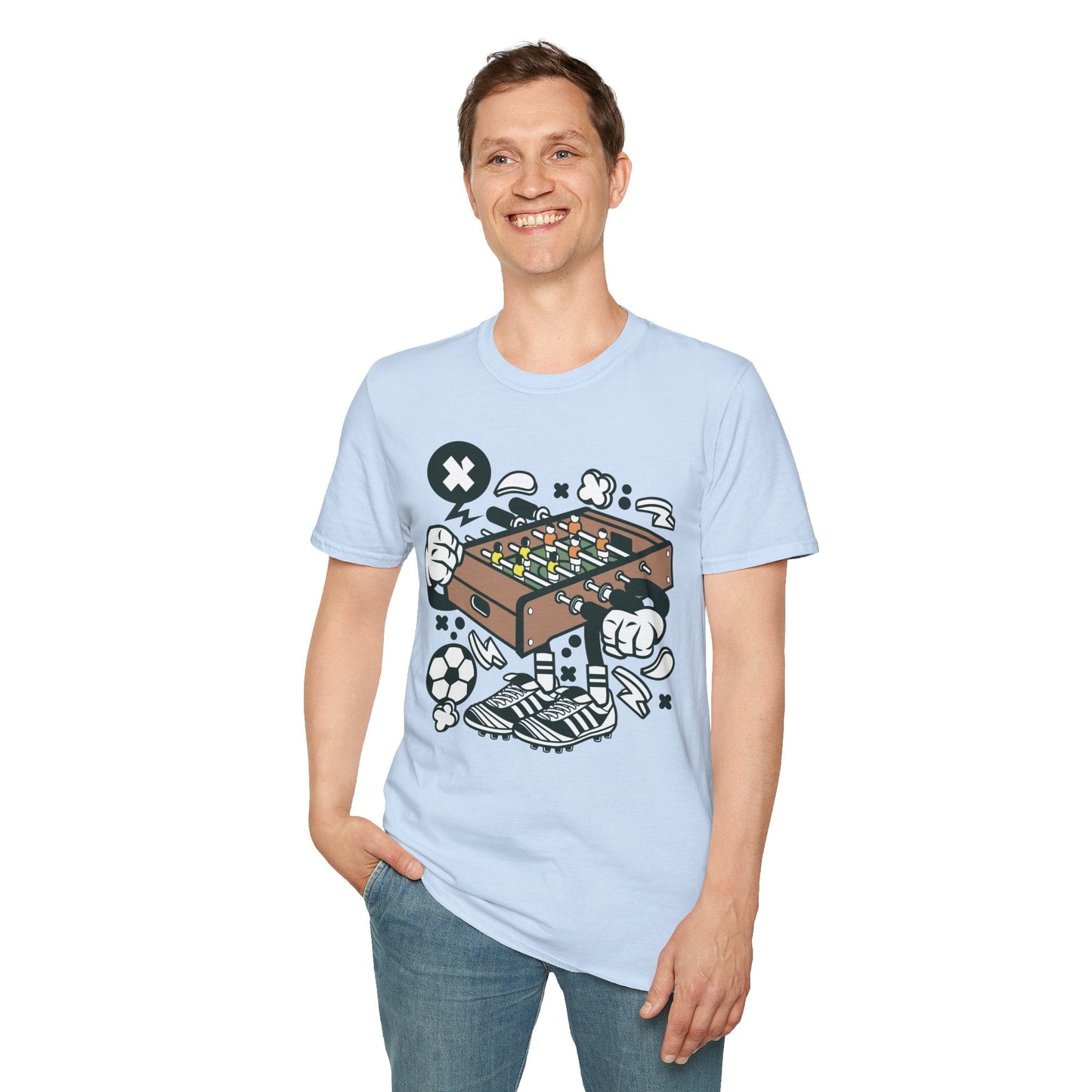 Funny Cartoon T Shirt Animation Tee Unisex Softstyle 64000 Ring Spun Cotton Premium Lightweight
