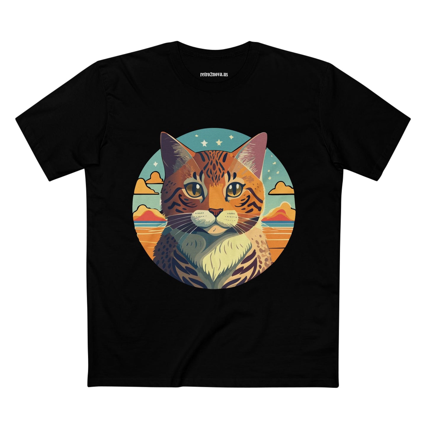 Unisex Premium Cotton Tee With Original Cat Art Design Animal Shirt For Cat Lovers Comfortable Breathable Everyday Wear