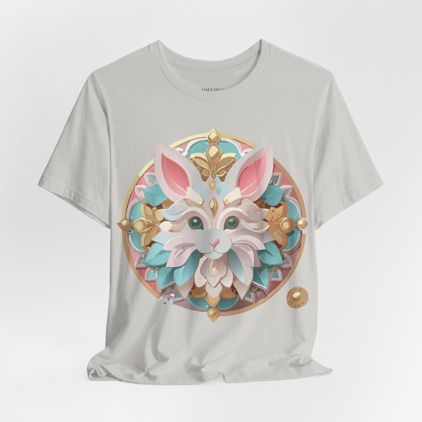 Medallion Graphic Unisex 100 Cotton Vintage Animal Medal Artwork Tee 88