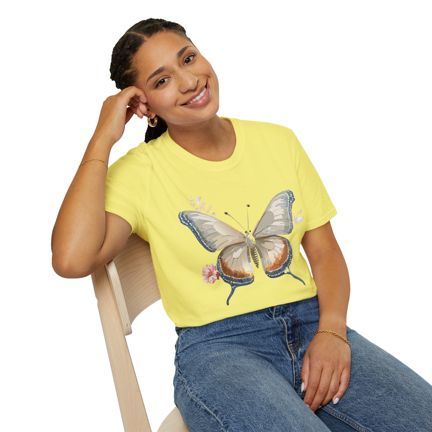 Butterfly Shirt Unisex Softstyle T Shirt Gildan 64000 Monarch Butterfly Tee Everyday Comfort