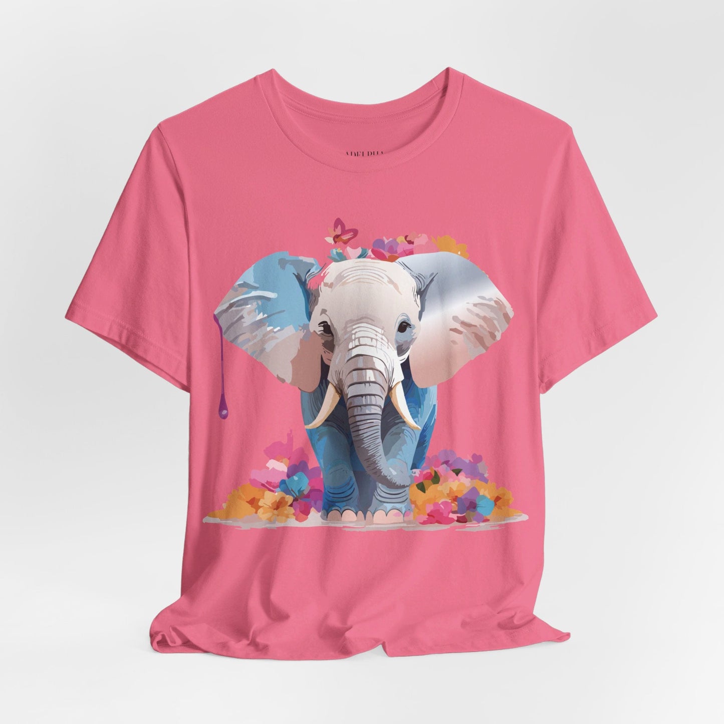 Elephant Graphic Tee From Adelpha Unisex Vintage Inspired Art Design Tee Shirt For Everyday Wear
