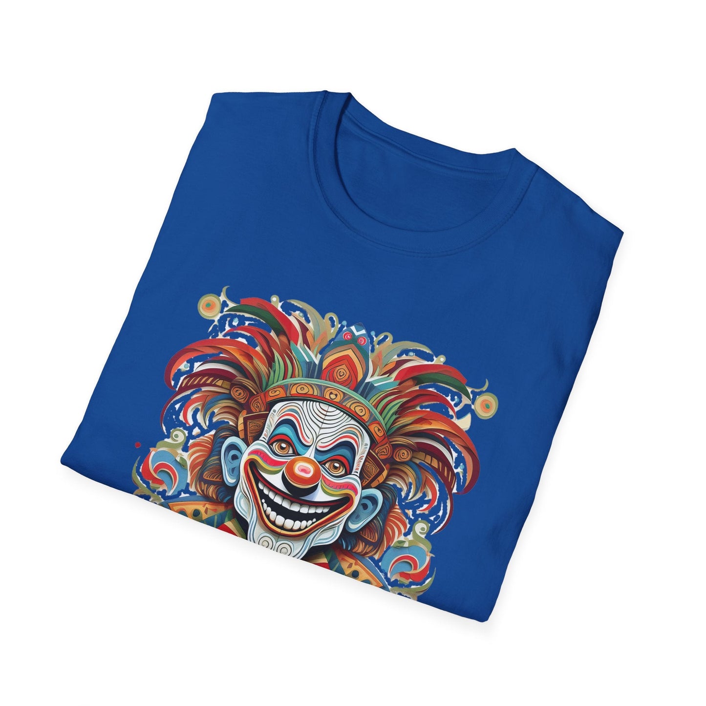 Clown Shirt Unisex Tee Funny Man Circus Shirt Scary Man Tee Gildan Softstyle 64000