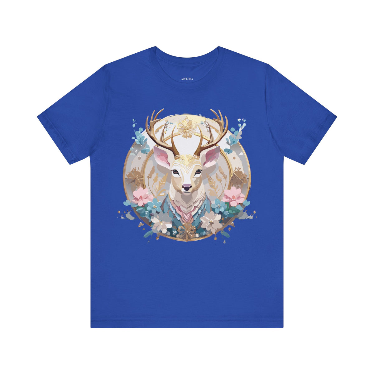 Medallion Graphic Unisex Cotton Bella+Canvas Tee with Art Design d80