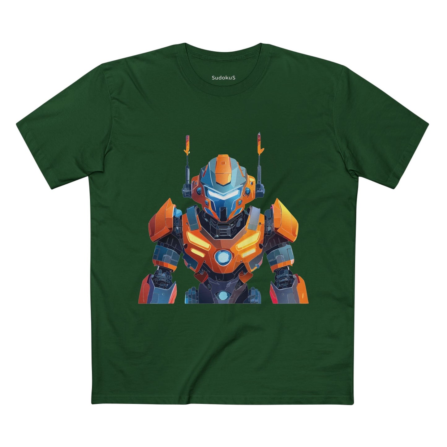 Cyborg Robot Graphic Unisex 100 Cotton Staple Tee 3