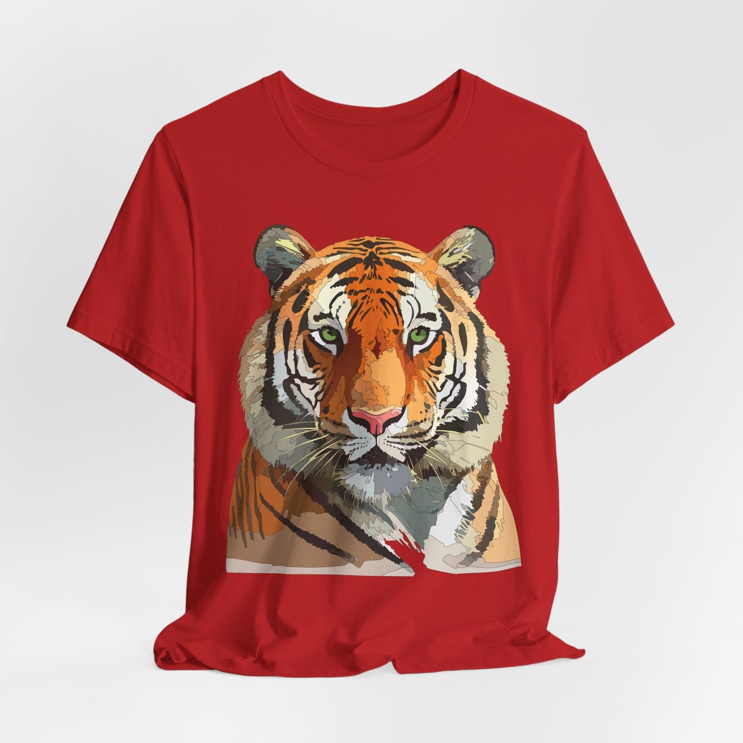 Unisex Animal Graphic Tee Shirt With Wildlife Art Design For Everyday Comfort Gildan 64000