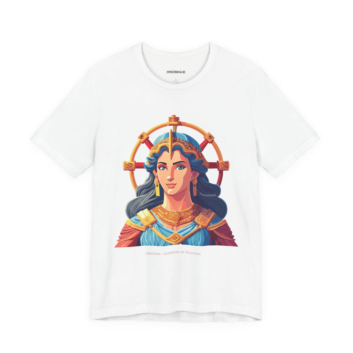 Goddess Graphic Unisex Cotton Bella+Canvas Tee with Artemis