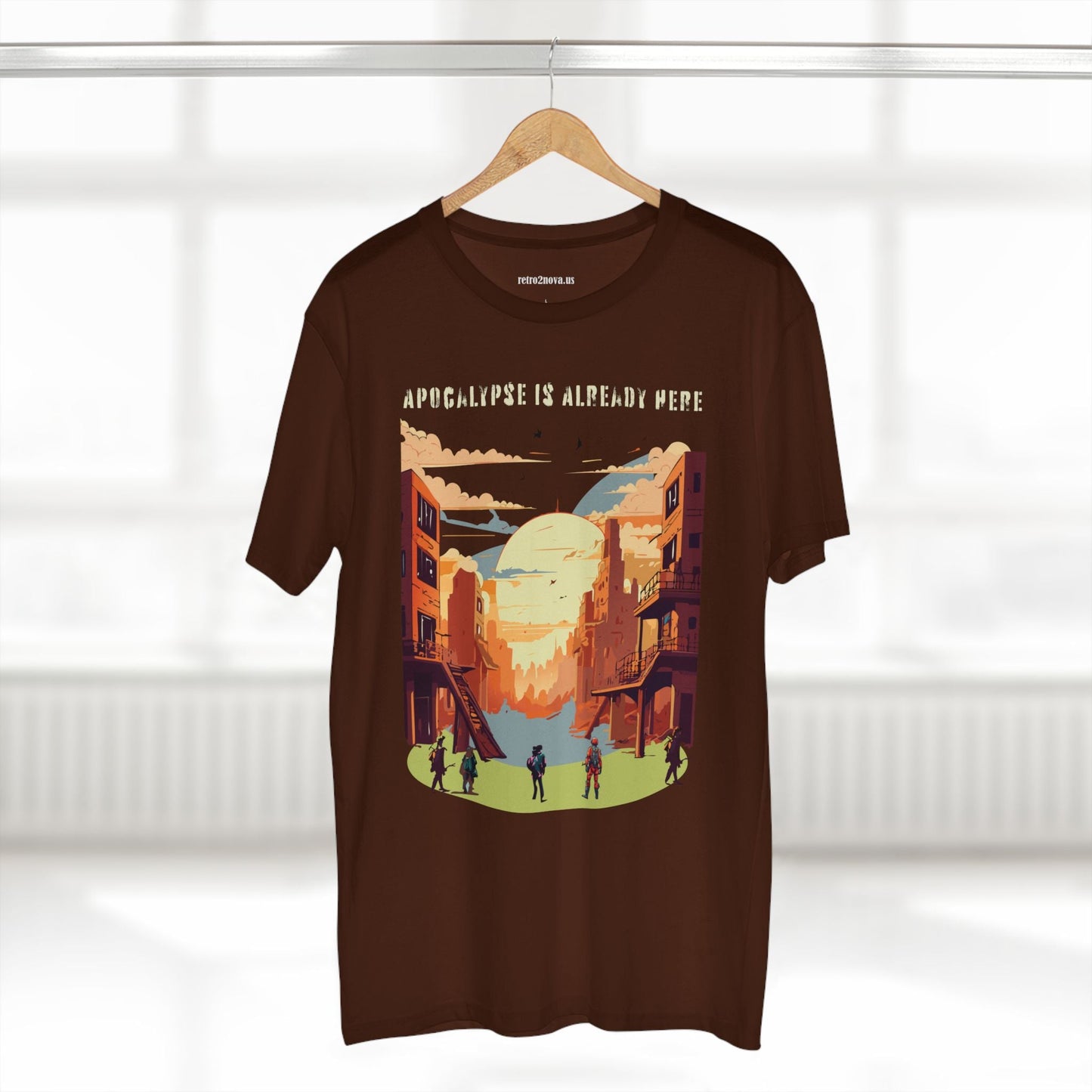 Cataclysm Doomsday Shirt Unisex Premium Cotton Tee Original Art Design Retro2Nova