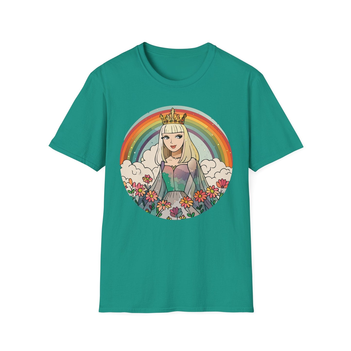Womens Graphic T Shirt Art Design Tee Softstyle 100 Percent Ring Spun Cotton Comfort