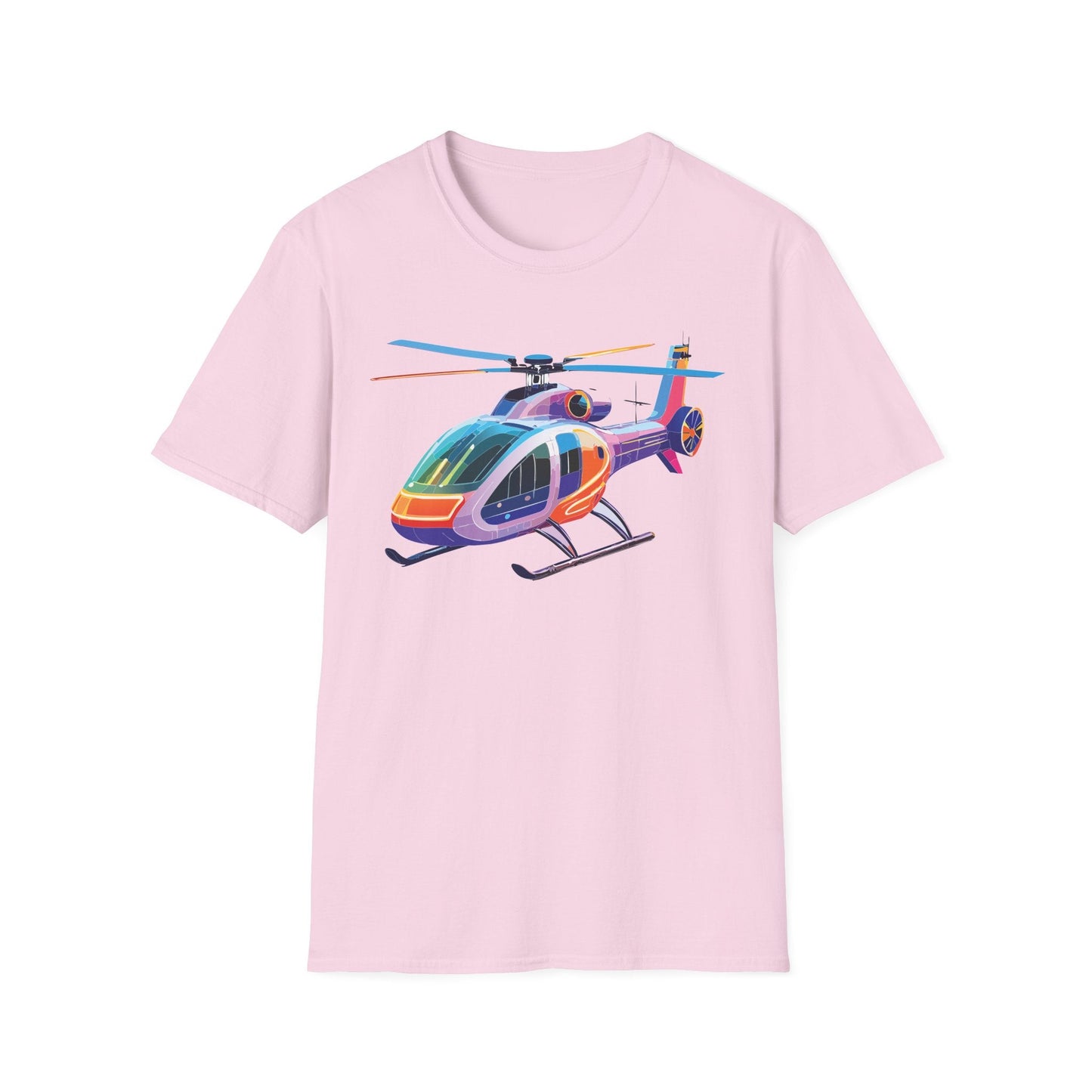 Chopper Helicopter Shirt Unisex T Shirt Softstyle 64000 100 Percent Ring Spun Cotton