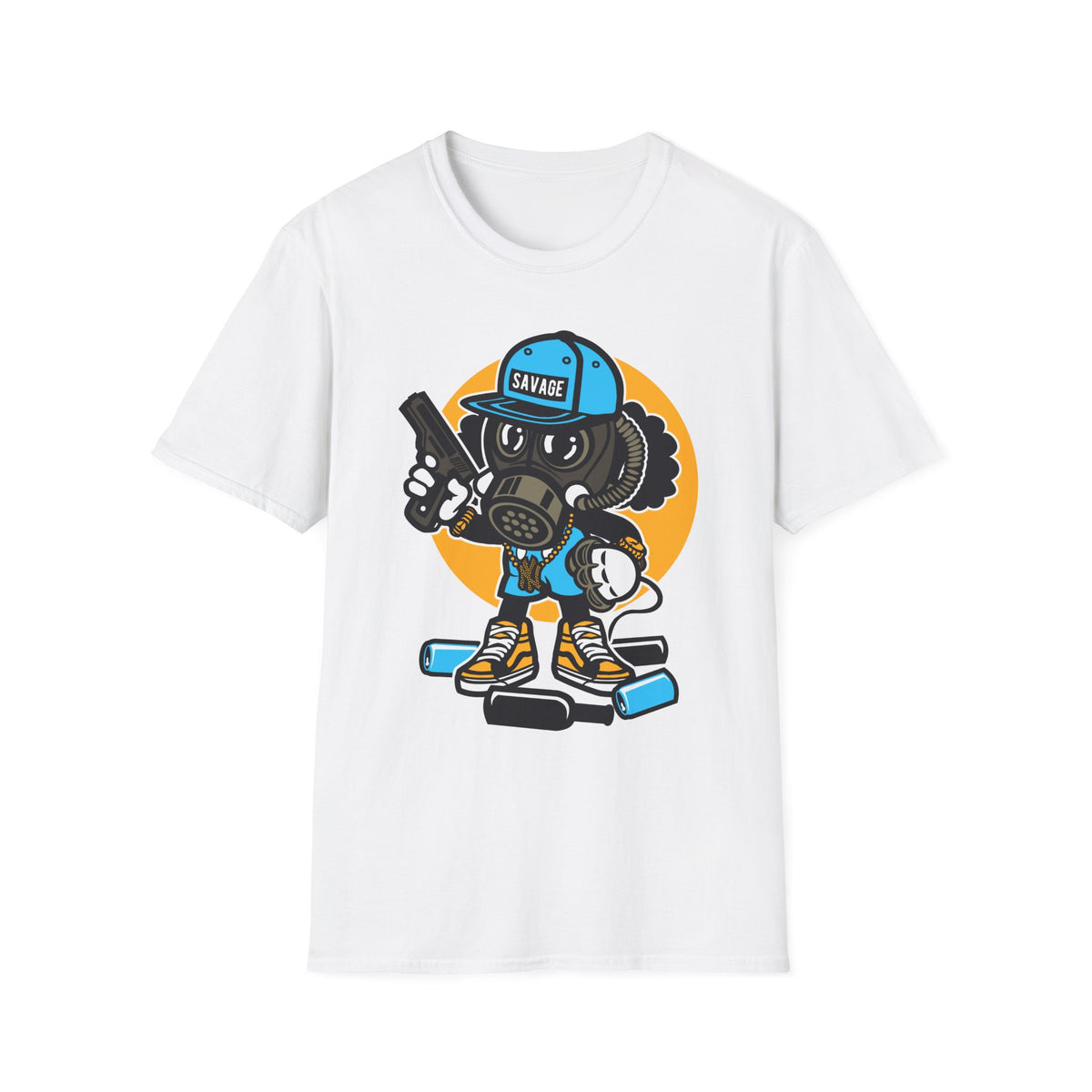 Funny Cartoon Animation Graphic Unixes Gildan Cotton Tee Shirt 702