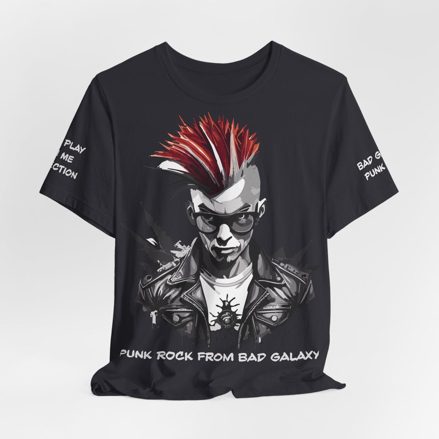 Punk Rock Tee Shirt Made To Order In USA With 100 Percent Cotton And Eco Friendly Inks