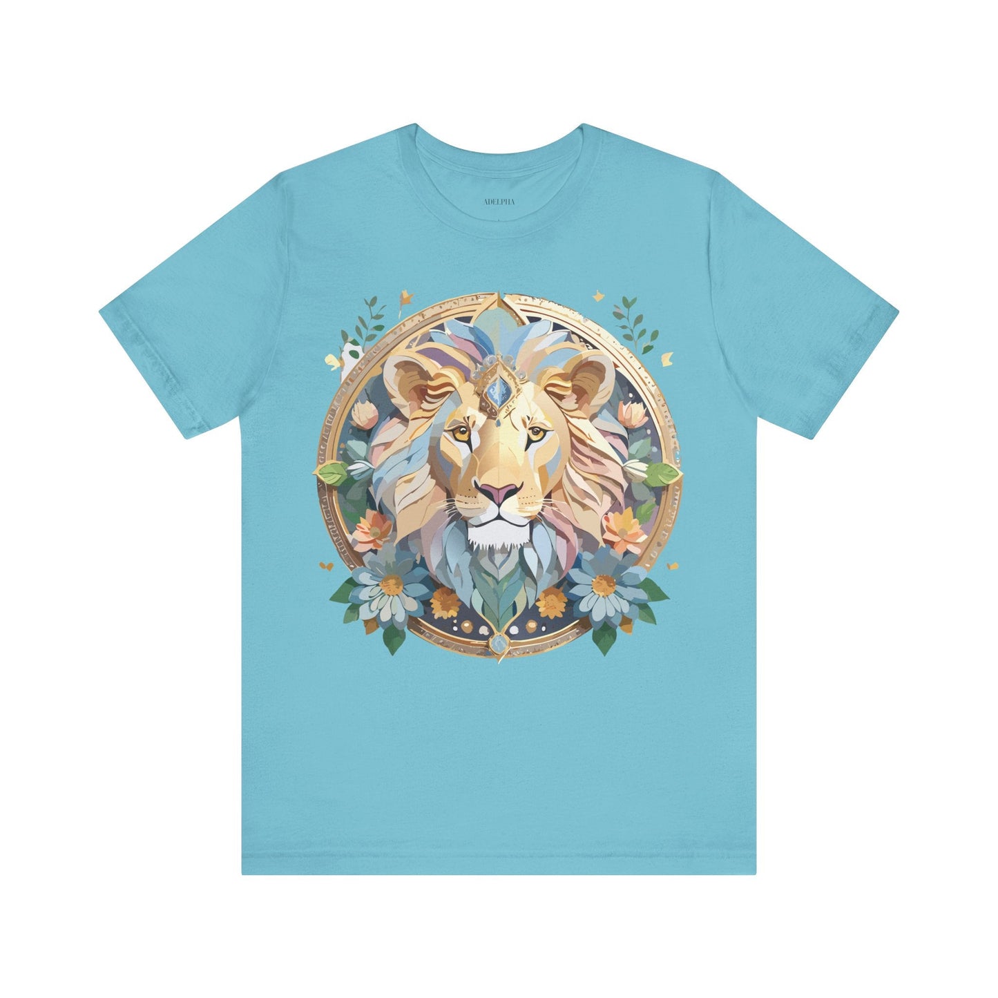 Medallion Graphic Unisex 100 Cotton Vintage Animal Medal Artwork Tee 3