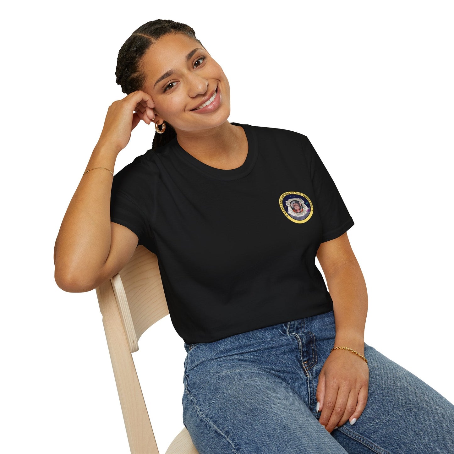 Funny T Shirts UFO Tees Funny Aliens Shirt Small Logo  8