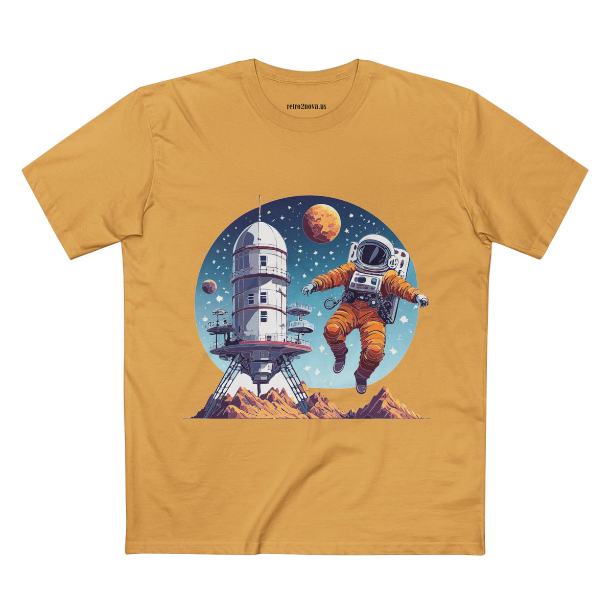 Cosmos Astronaut Graphic Tee Staple Unisex 100 Cotton Tee Shirt - CS-18