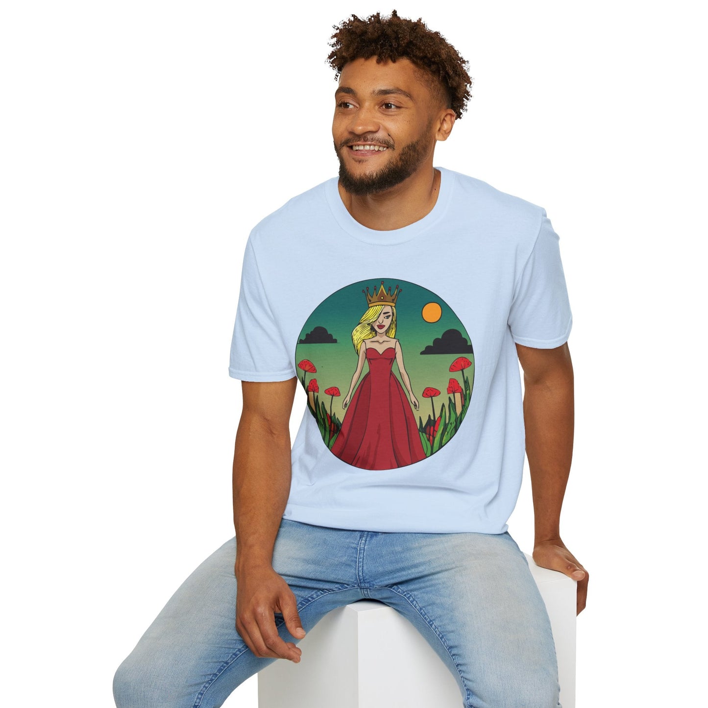 Womens Graphic T Shirt Art Design Tee Unisex Softstyle 64000 Ring Spun Cotton Daily Wear