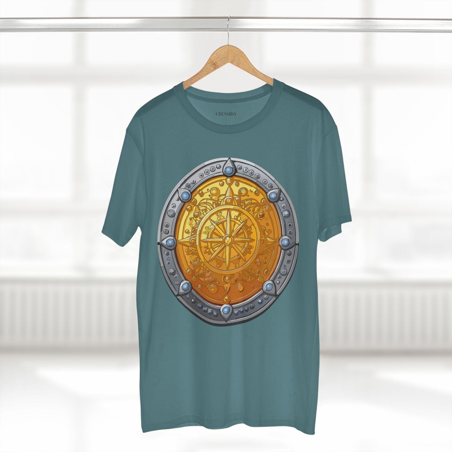 Antique Gold Coin Graphic Design T-Shirt Unisex 100 Cotton With Golden Print Artwork Tee 9