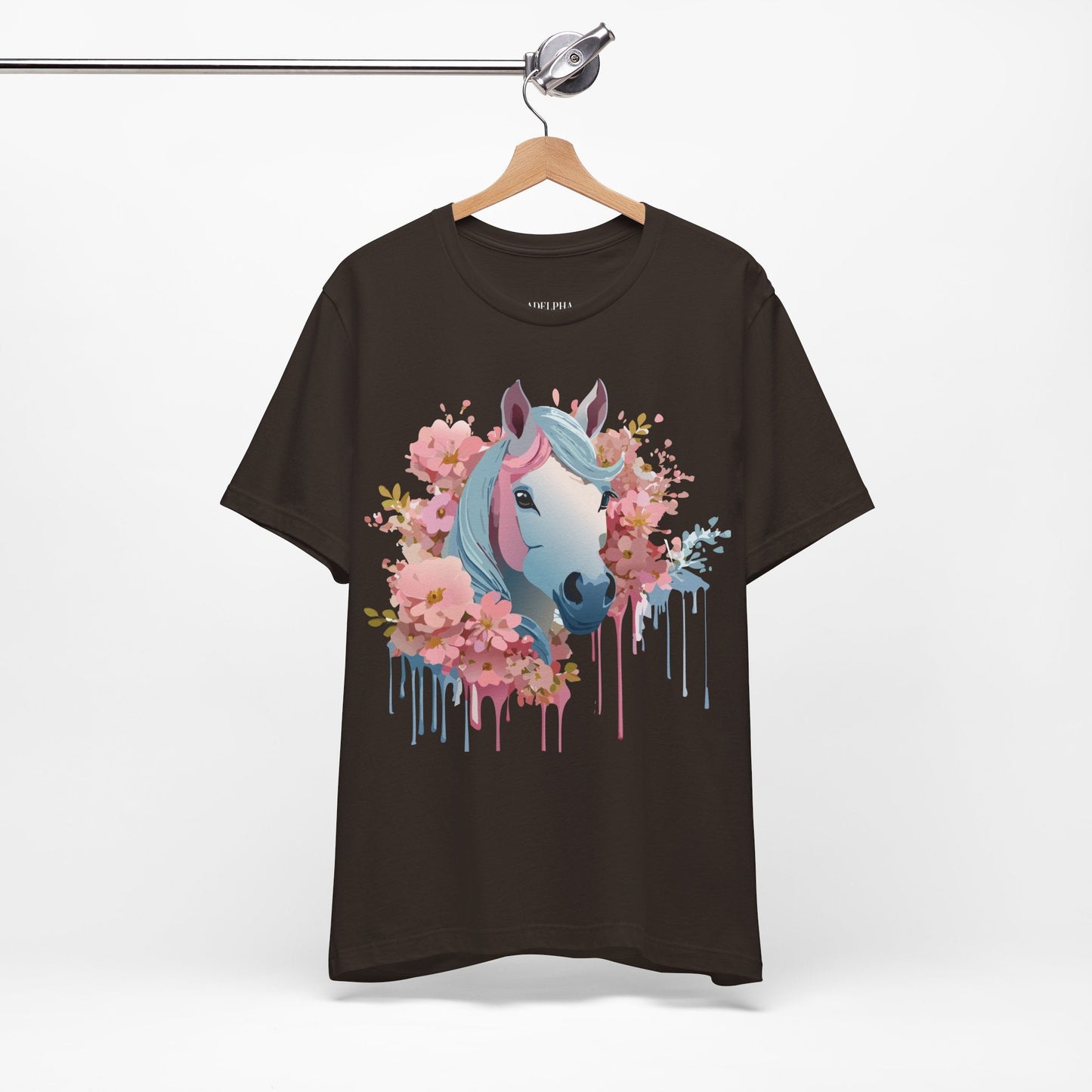 Horse Graphic Unisex 100 Cotton Vintage Animal Art T-Shirt 14