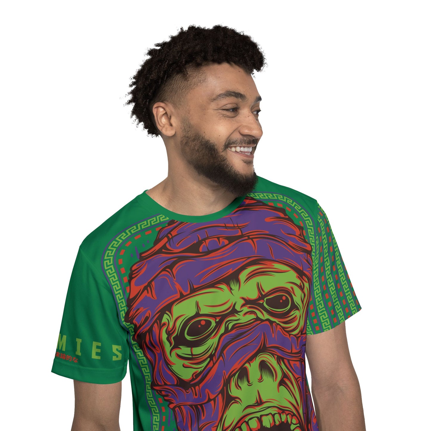 37-Be Fun Graphic T-Shirt, Art Design Poly Shirt, All Over Print Graphic Tee, Monsters T-Shirt, Cartoon Tees