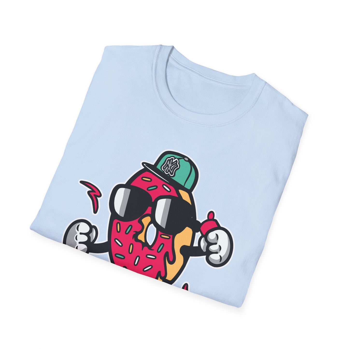Cartoon T Shirt Animation Tee Funny Art Graphic Shirt Unisex Gildan Softstyle 64000