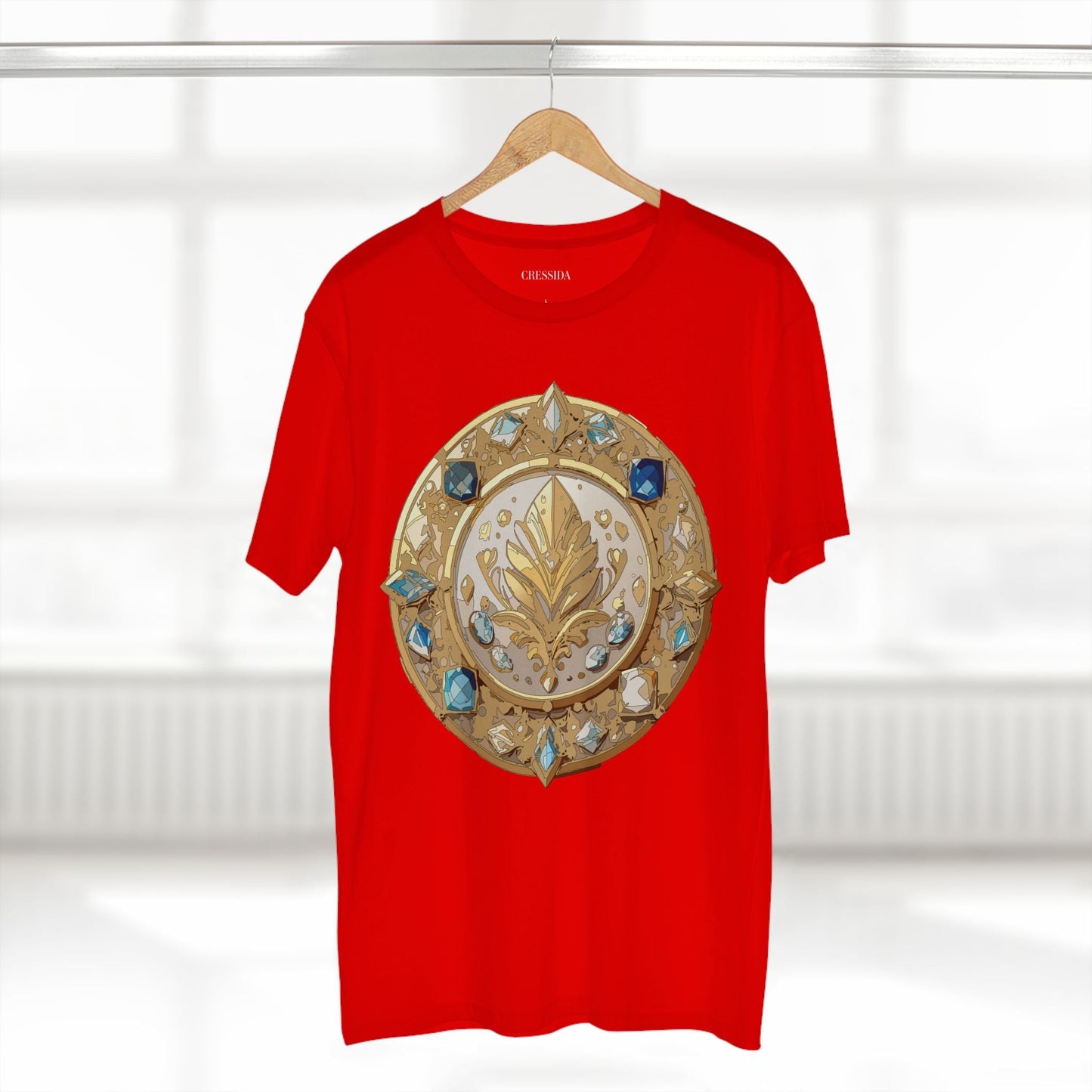 Medallion Graphic T-Shirt Unisex 100 Cotton With Gold Art Design Medal Tee 25
