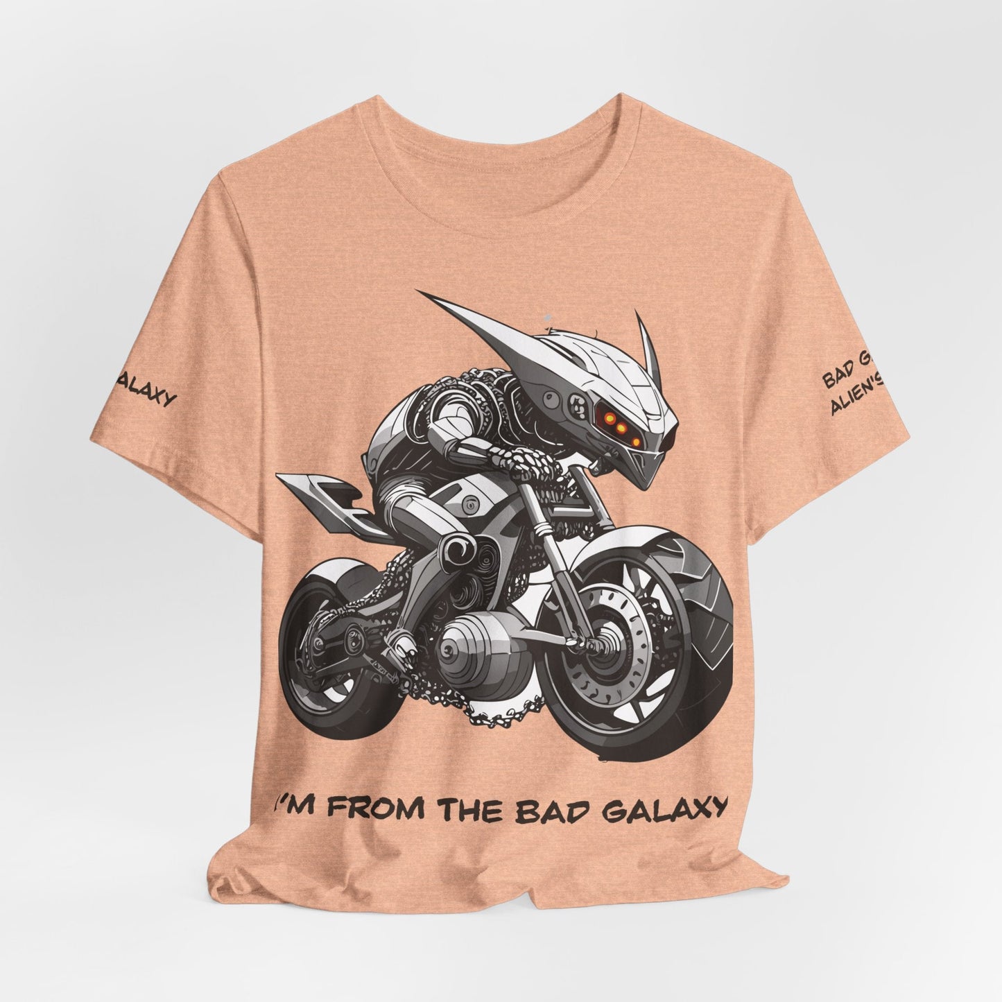 Alien Tee Shirt From Bad Galaxy Made To Order 100 Percent Cotton Lightweight Tee Made In USA
