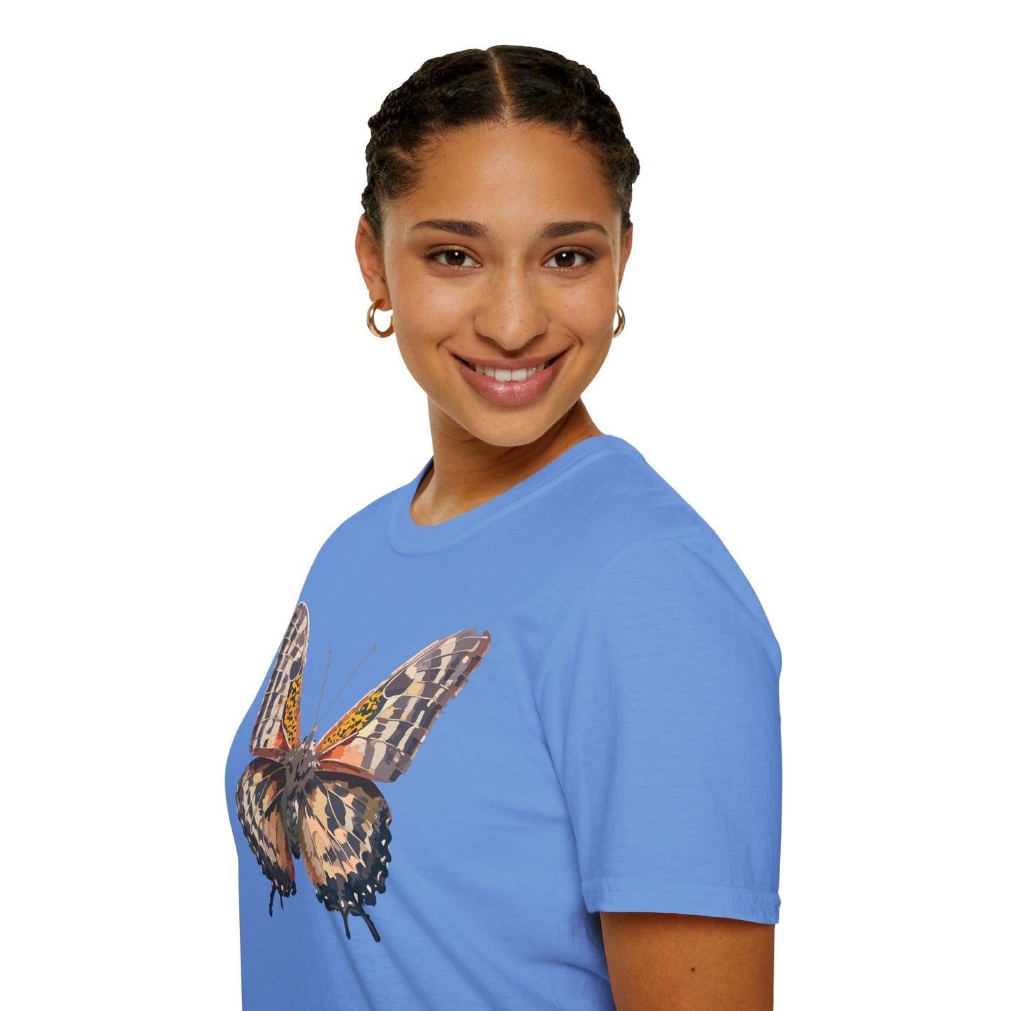 Butterfly Shirt Unisex Tee Monarch Butterfly Tee Softstyle Gildan 64000 Classic Fit