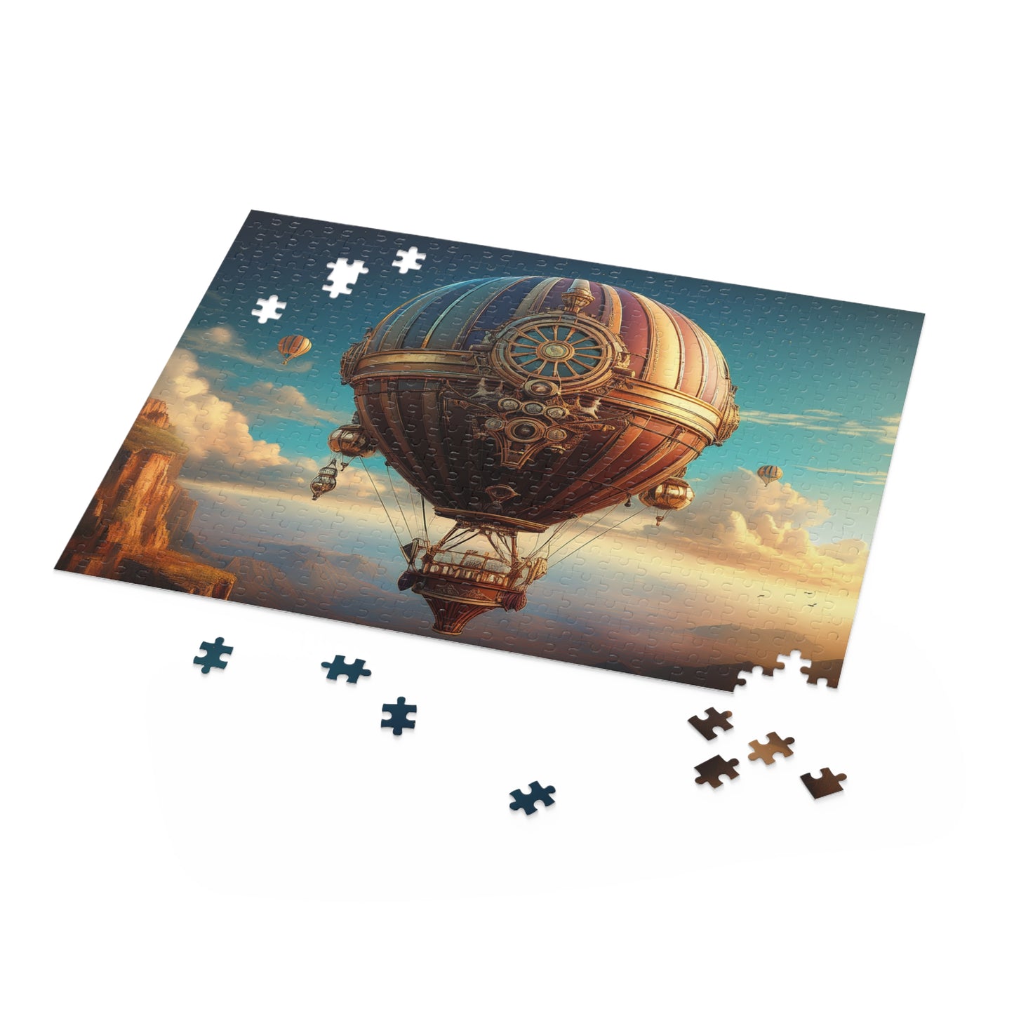 Hot air balloon Puzzle 500-Chipboard Pieces in Box | Kids Puzzles Size: 16" x 20",  Ages 9+ and Family pn52