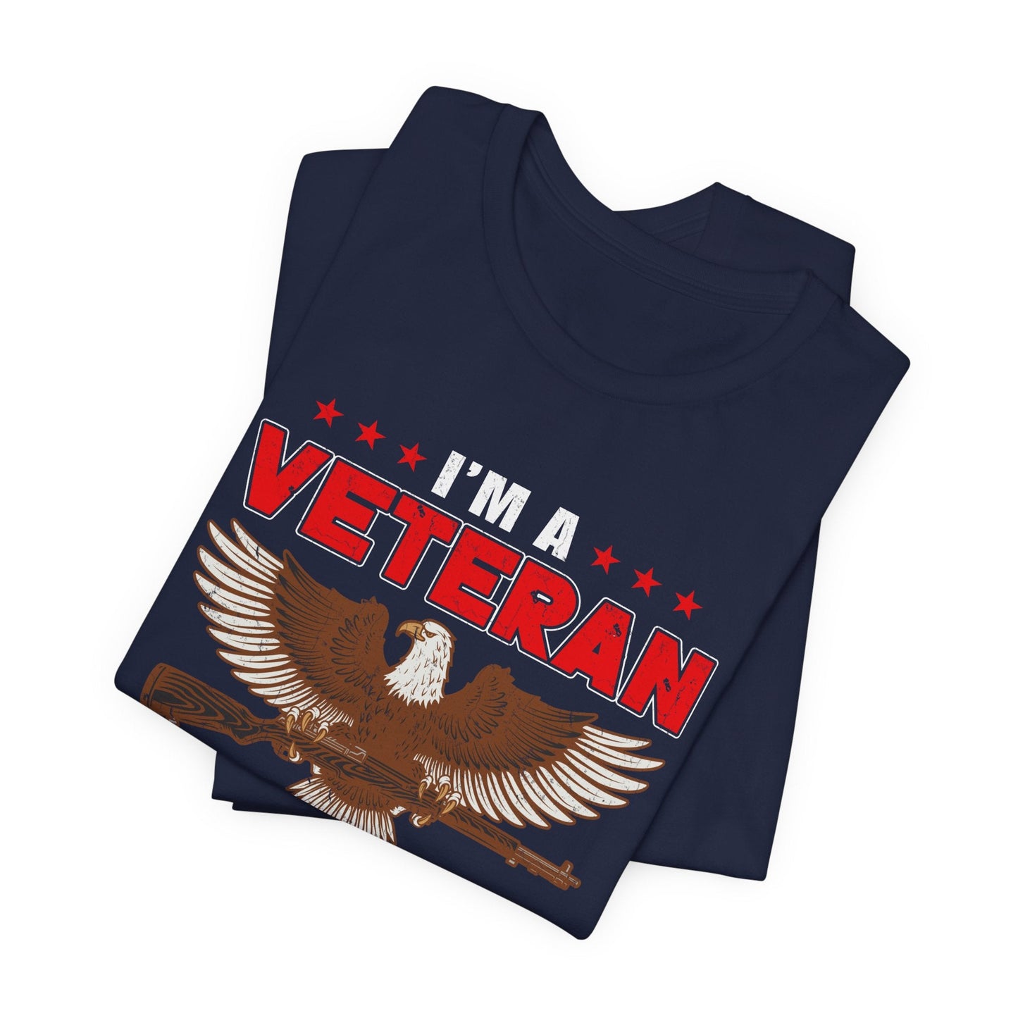 Army Veteran Patriotic Graphic Design Unisex Cotton T-Shirt v35