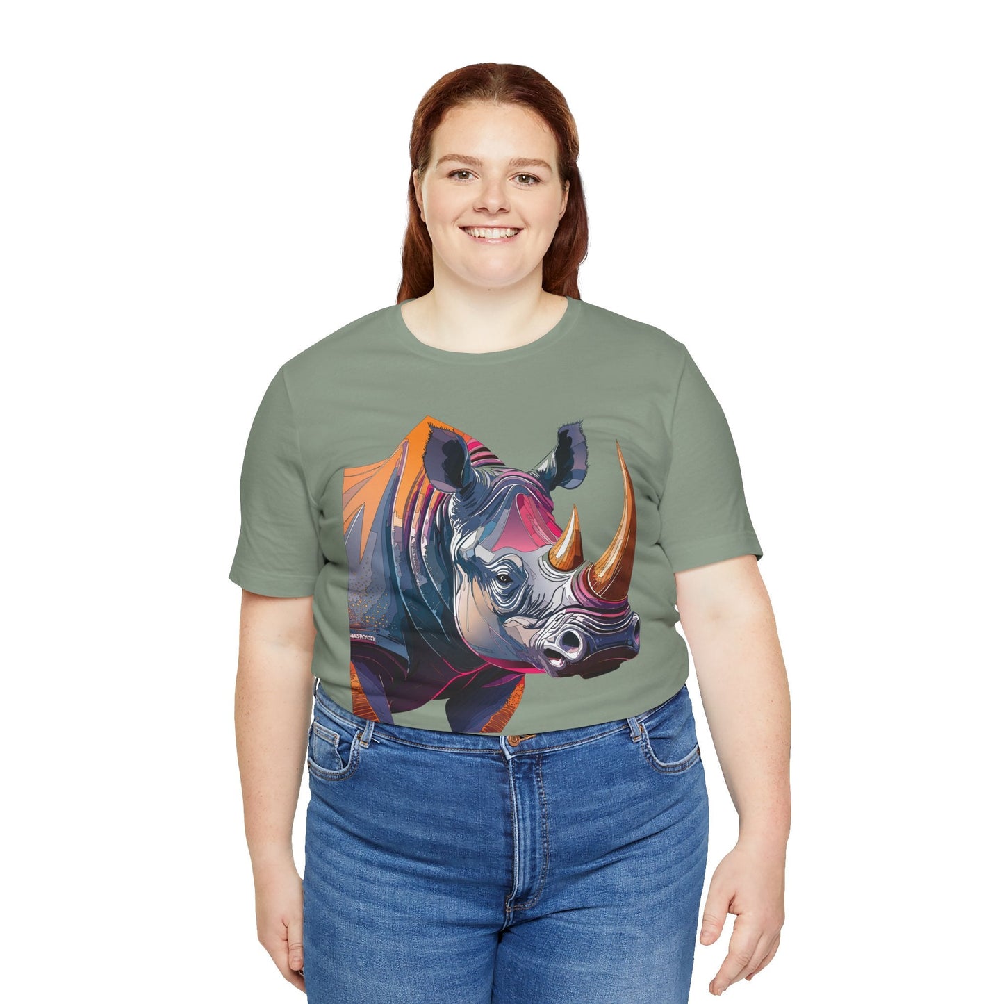 Unisex Animal Print Tee Shirt Featuring Wild Animals Art Design For Everyday Wear