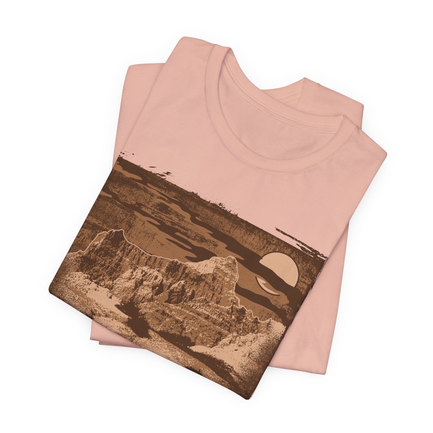 Badlands Retro Poster Graphic Design Tee, Badlands Shirt, Vintage Tees, Art Design T-Shirt, Graphic Tee, Retro Art Shirts