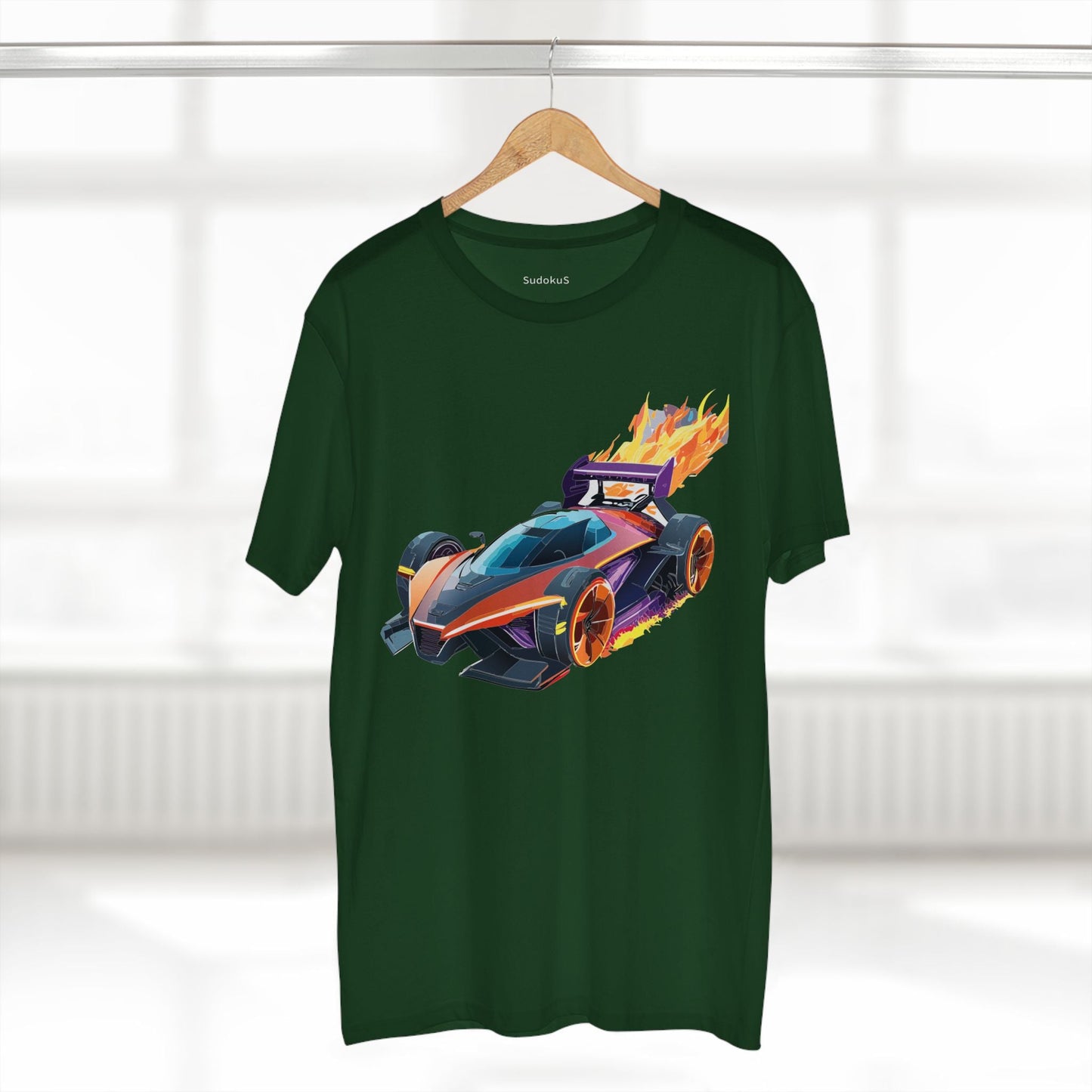 Car Graphic Unisex 100 Cotton Staple Tee 16
