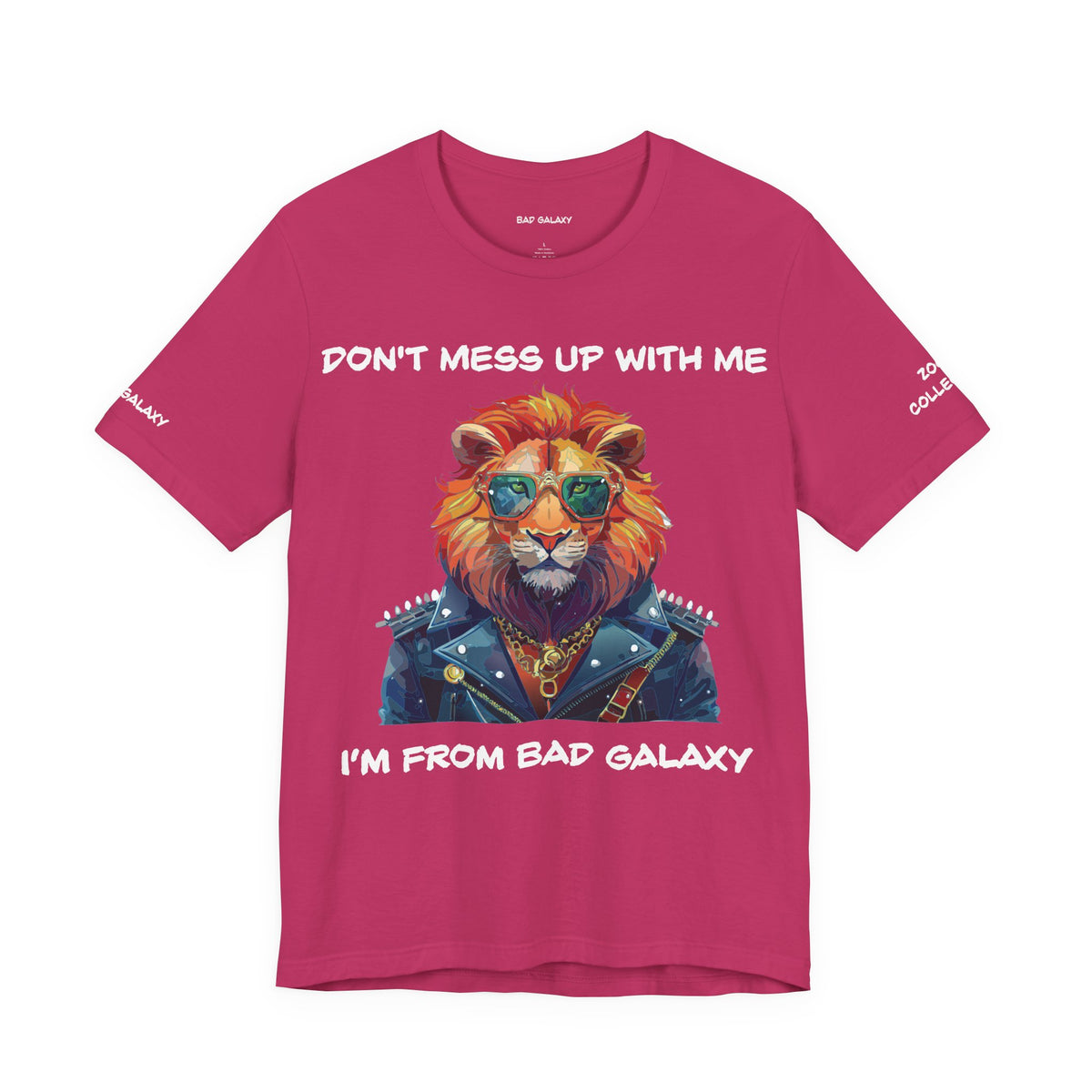 Animal Graphic Unisex Cotton Bella+Canvas Tee with Art Design b5