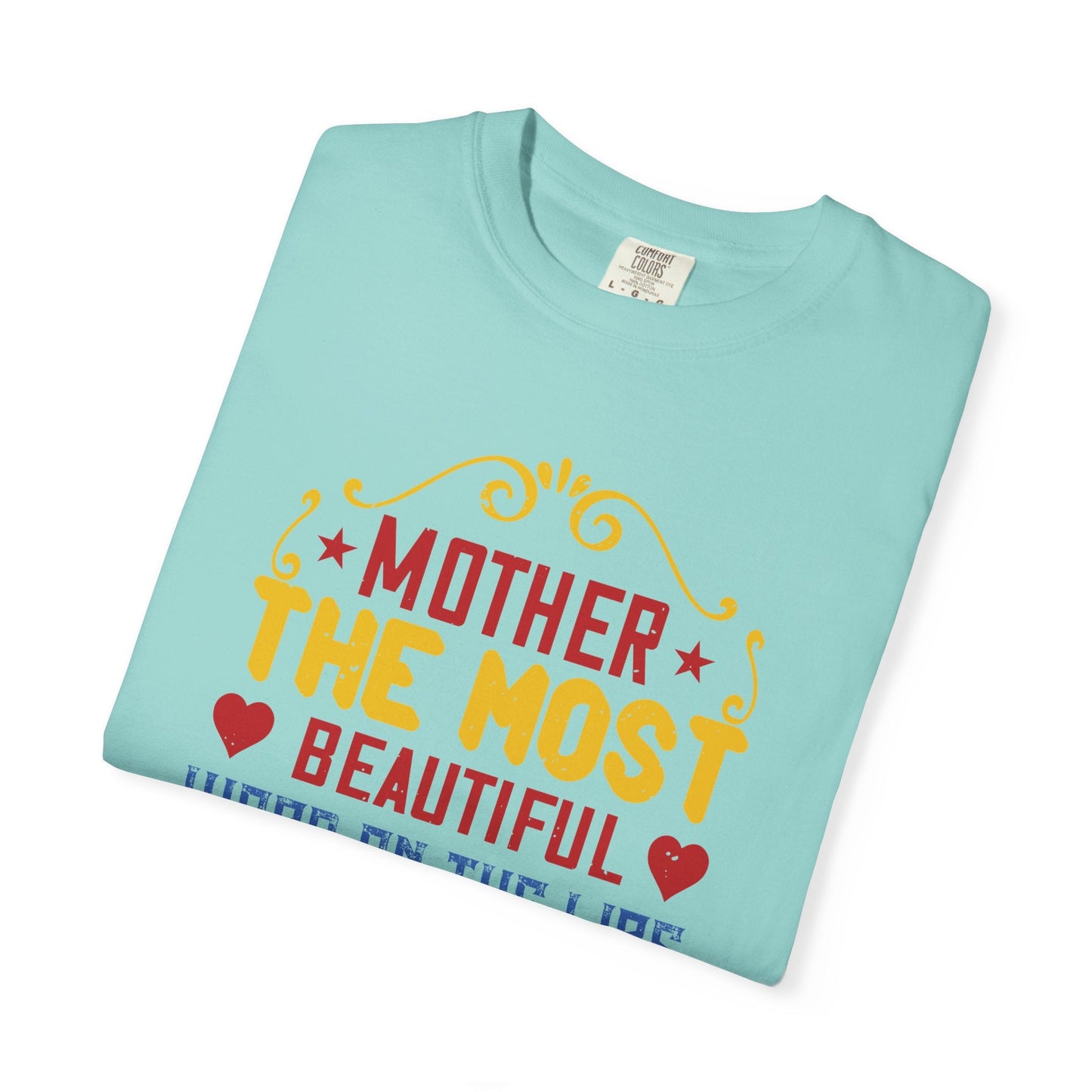 Mom T-shirt Mother Day Mama Tee Unisex Comfort Colors Garment-Dyed Cotton h84