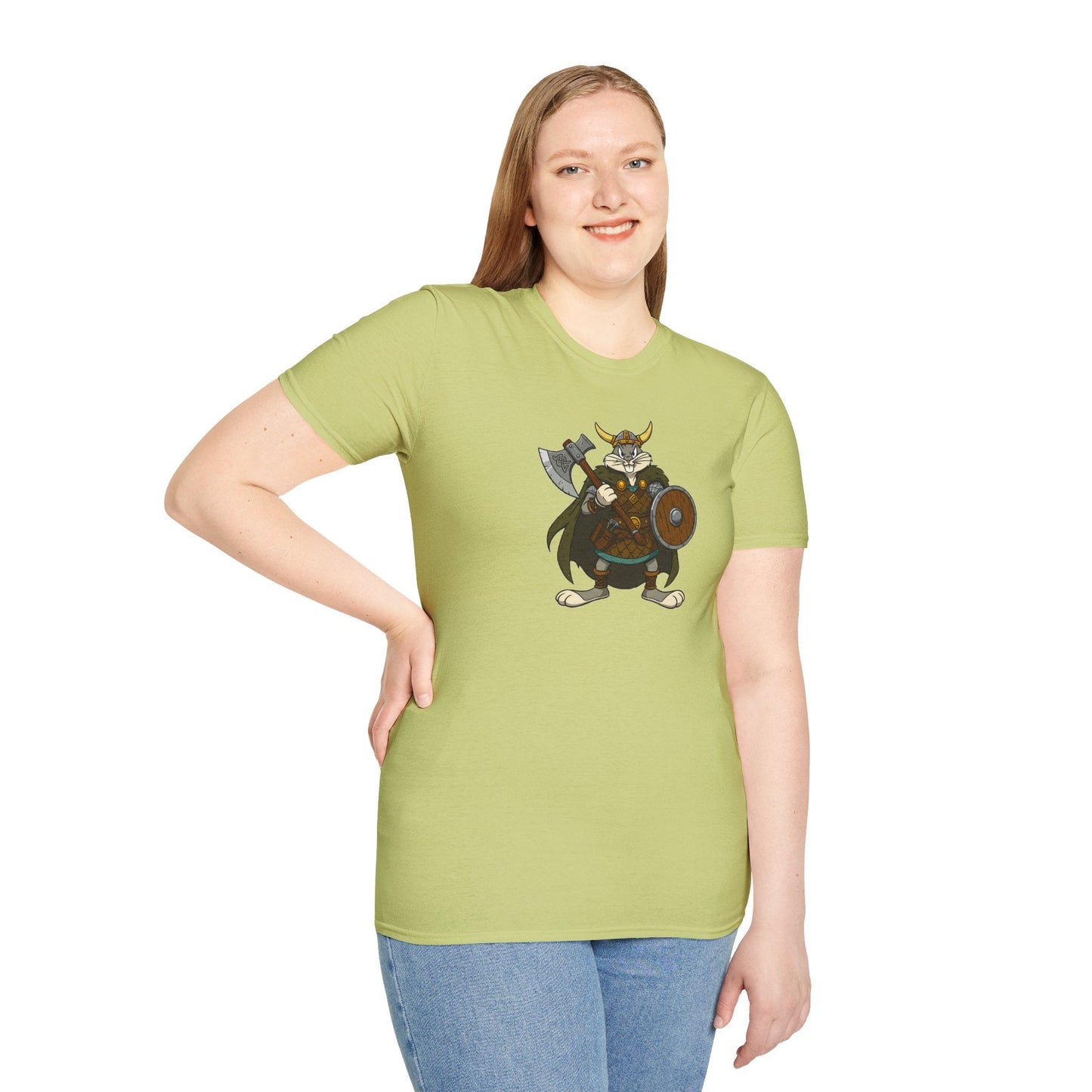 Bugs Bunny T Shirt Cartoon Design Unisex Graphic Tee Gildan Softstyle 64000 Animation Artwork