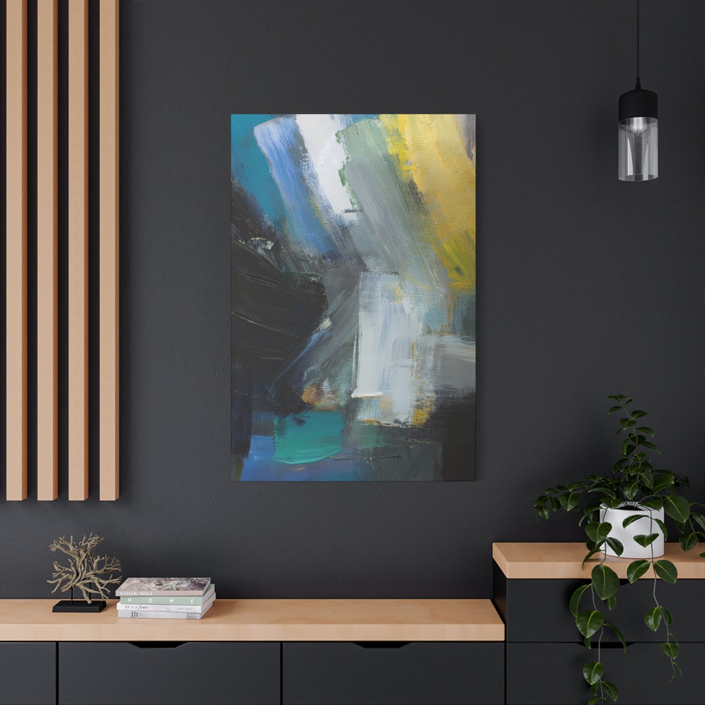 Abstract Oil Painting Print Canvas 20x24,20x30,24x30 24x32,24x36,30x40 32x48,36x48,40x60 Pine-Wood Inner Frame ABS-81
