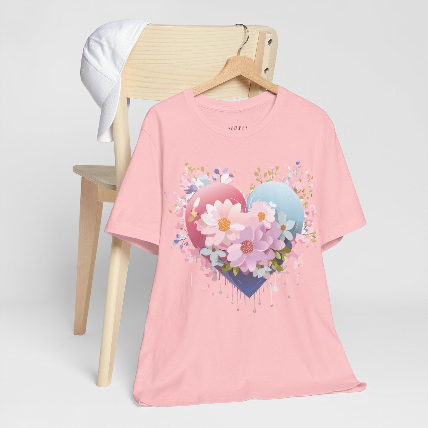 Adelpha Vintage Inspired Graphic Tee Unisex Jersey Short Sleeve Art Design Shirt