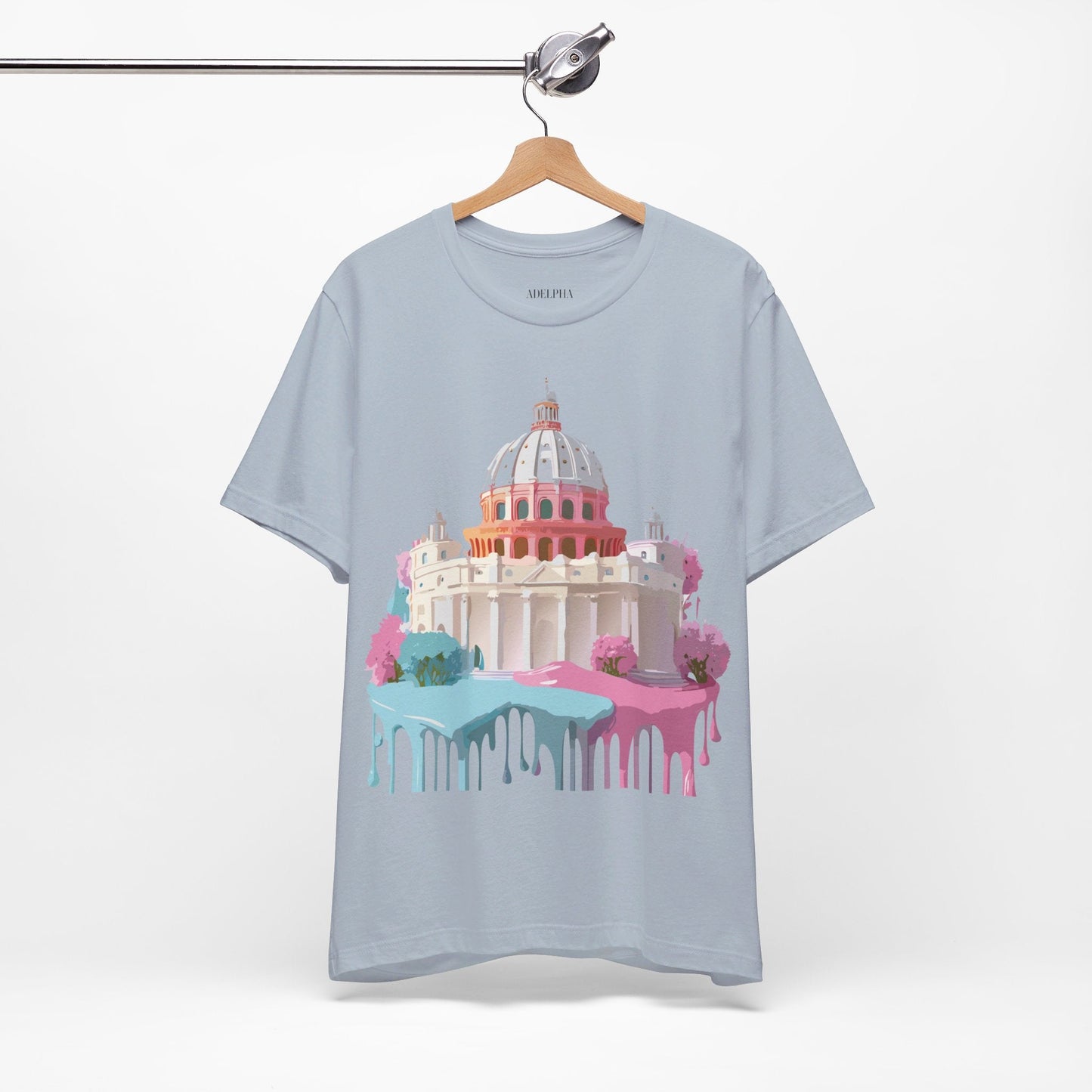 Adelpha Rome Tourist Shirt Unisex Graphic Tee With Vintage Art Design Comfortable Fit
