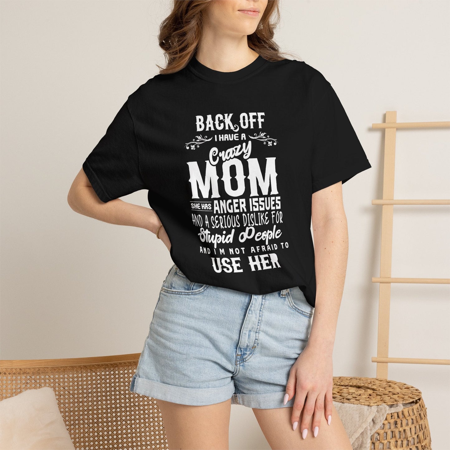 Mom T-shirt Mother's Day Mama Tee Unisex Comfort Colors Garment-Dyed Cotton h34