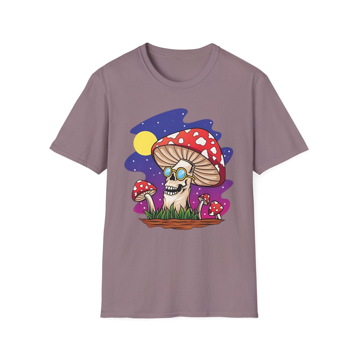 Mashroom Mushroom Tee Shirt Unisex Funny Fungus Design Softstyle 64000 Cotton Tee