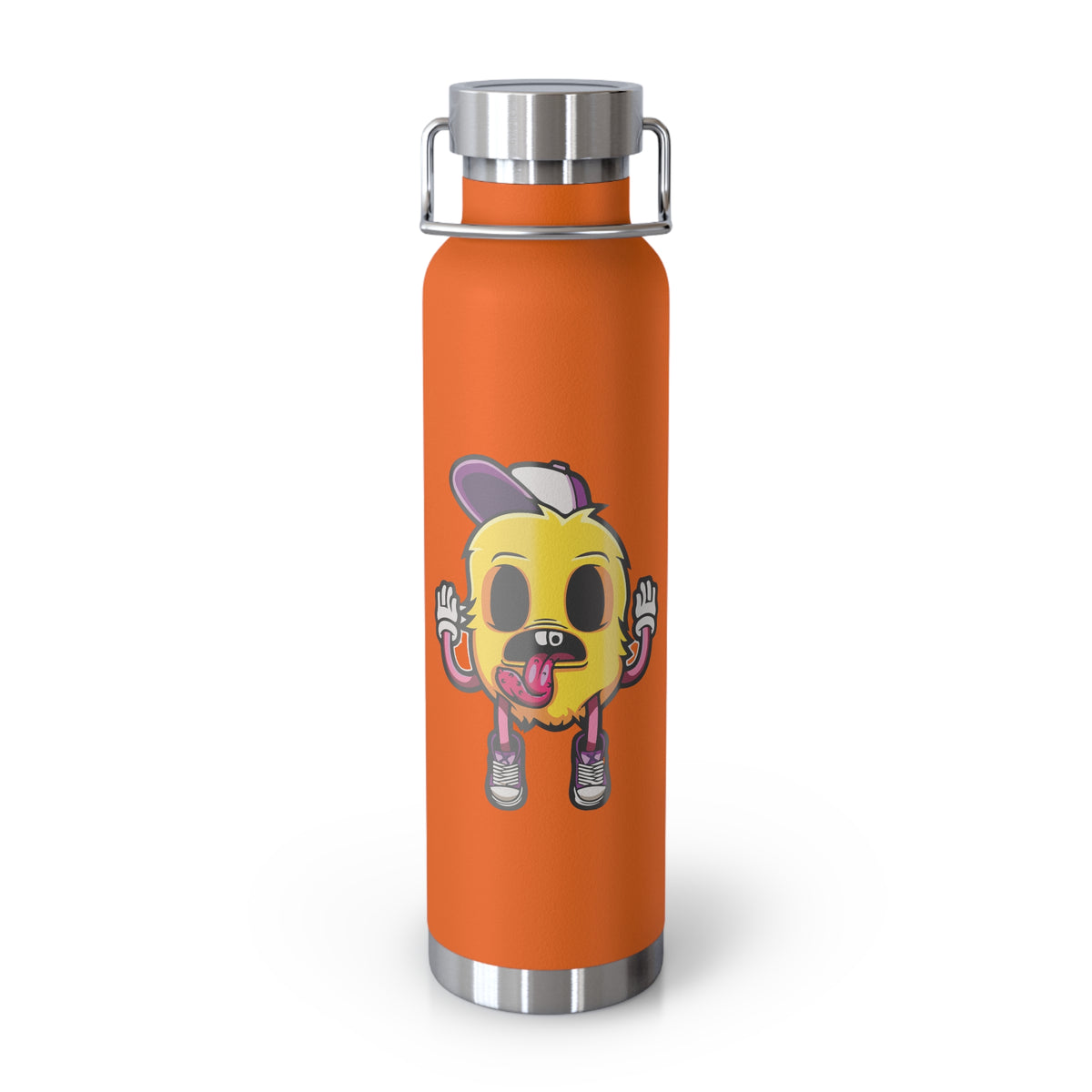 22oz Copper Insulated Water Bottle with Cartoon Design - CV84