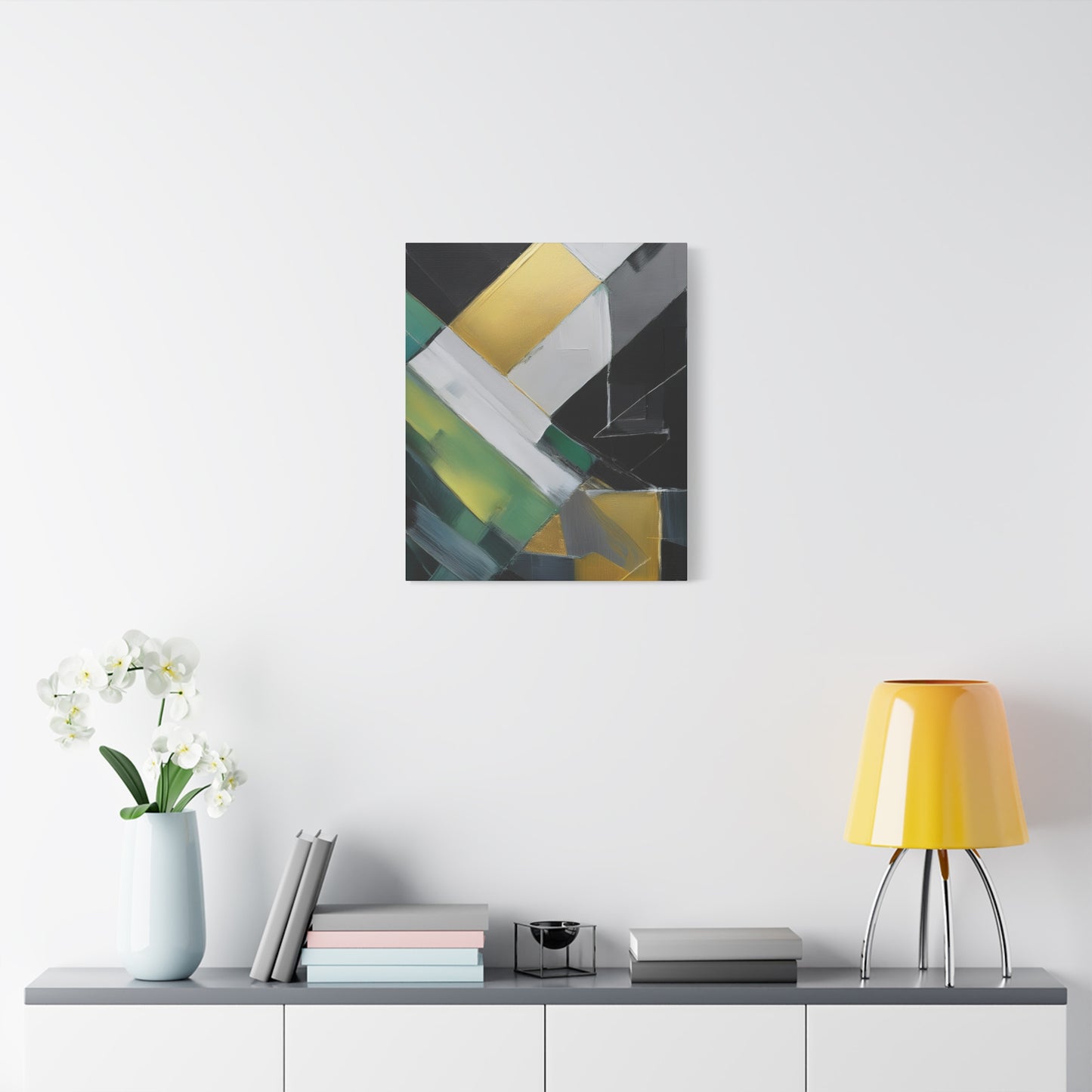 Abstract Geometric Painting Print Canvas 20x24,20x30,24x30 24x32,24x36,30x40 32x48,36x48,40x60 Pine-Wood Inner Frame ABS-78