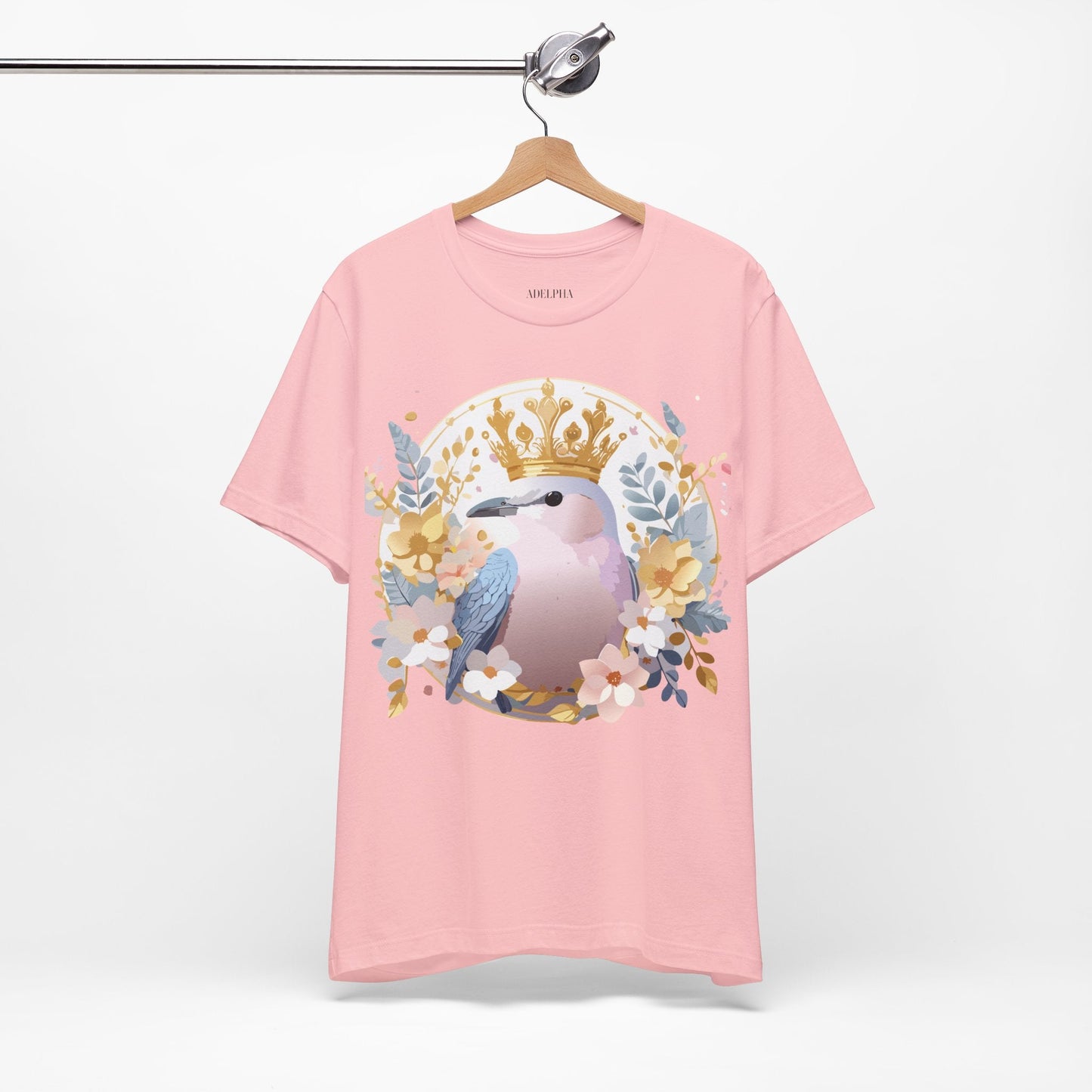 Adelpha Medallion Graphic Tee Unisex Short Sleeve Vintage Inspired Artwork Shirt