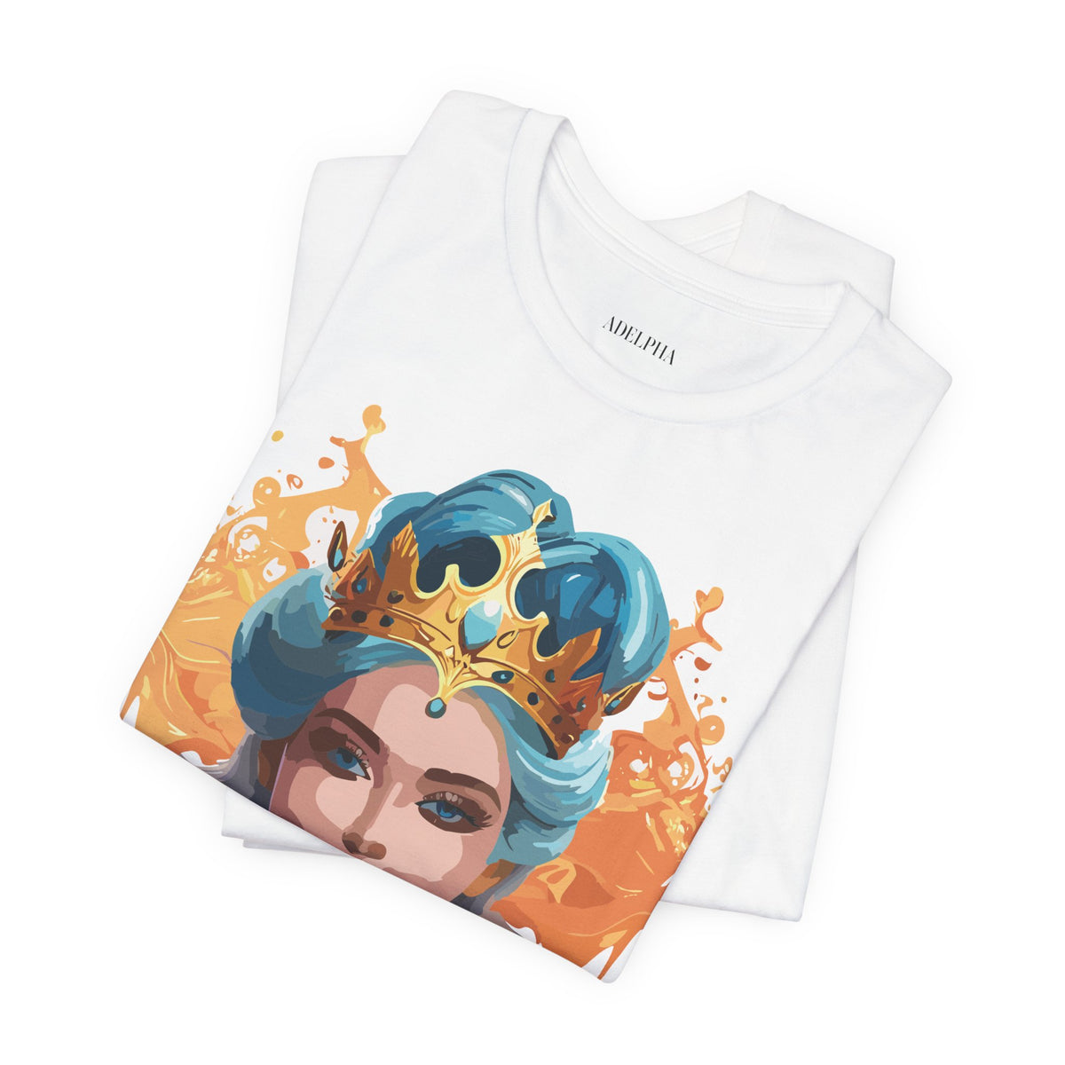 Queen Graphic Unisex Cotton Bella+Canvas Tee with Art Design m190