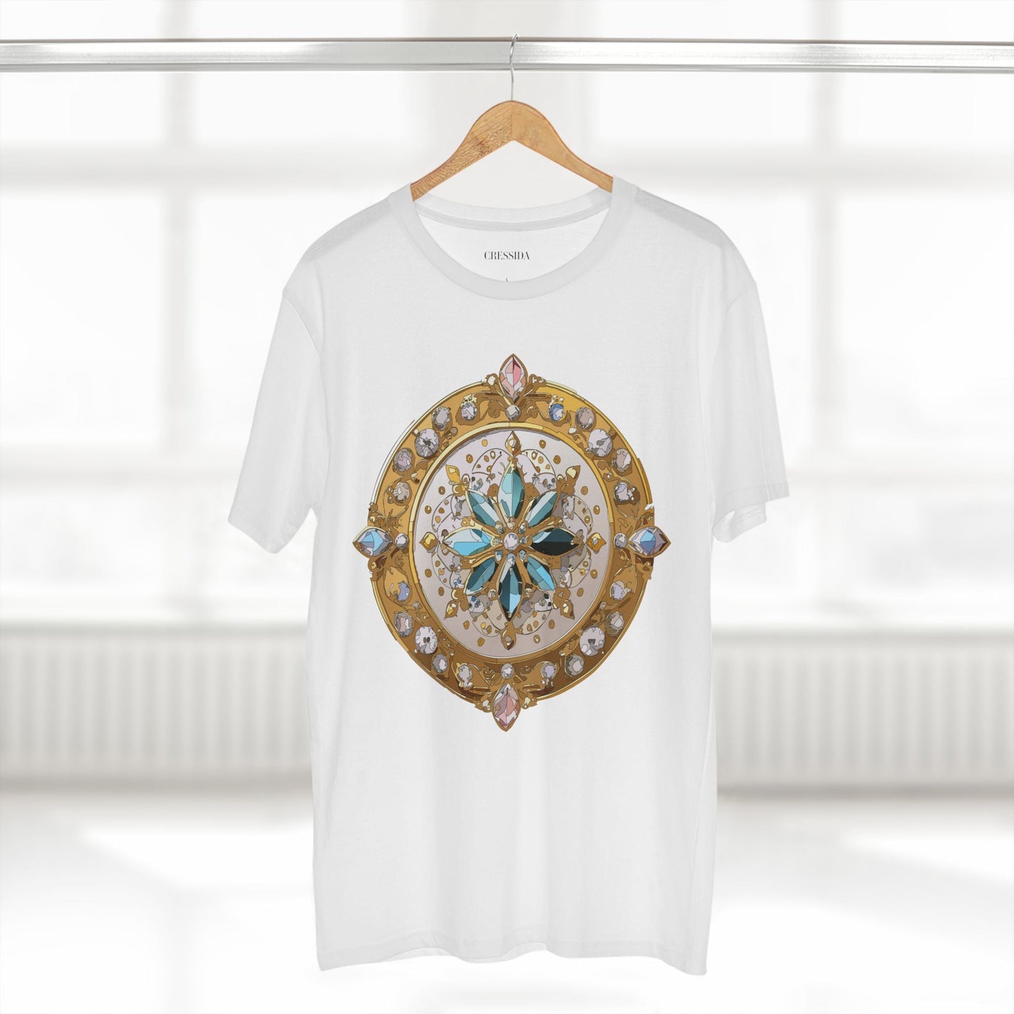 Medallion Graphic T-Shirt Unisex 100 Cotton With Gold Art Design Medal Tee 10