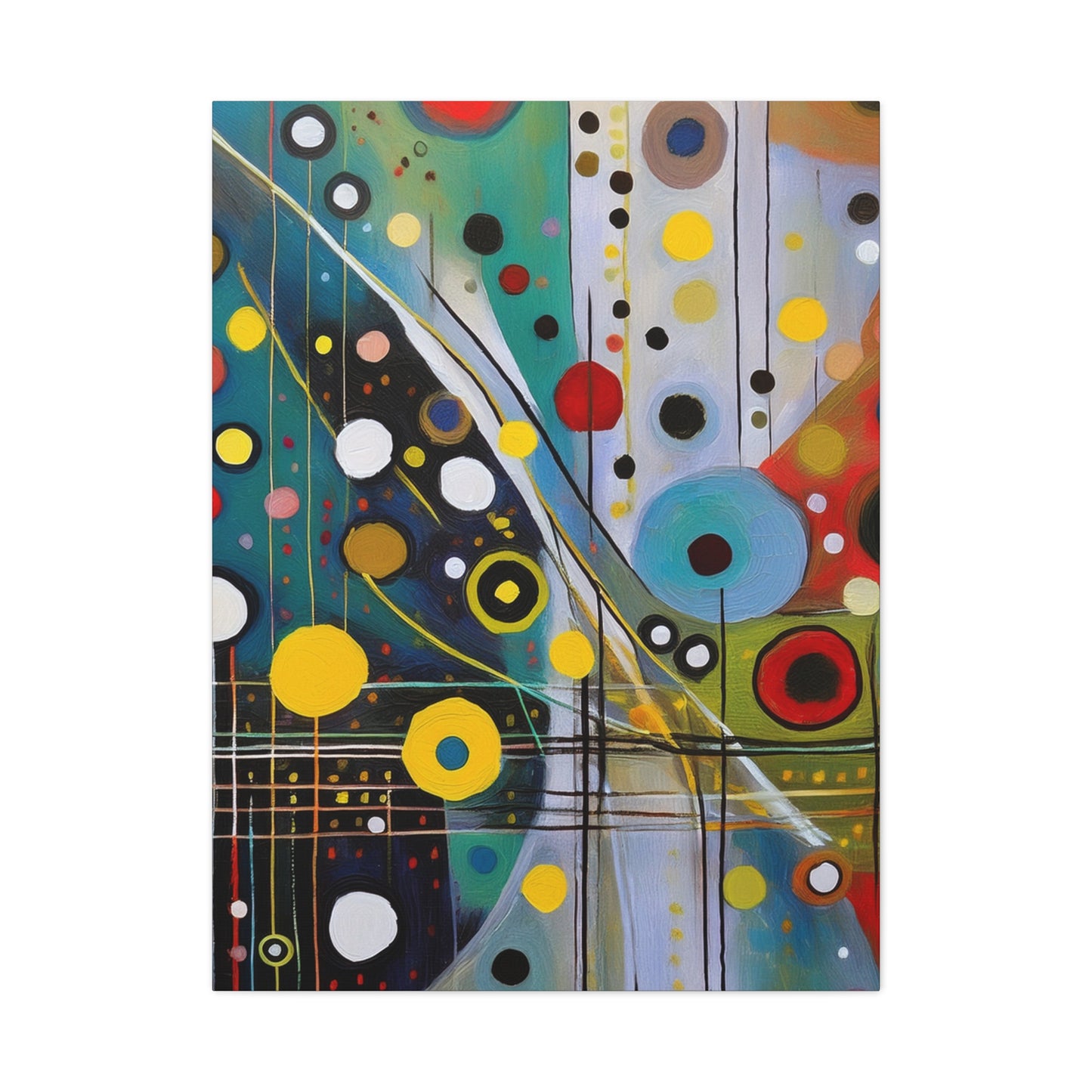 Abstract Oil Painting Print Canvas 20x24,20x30,24x30 24x32,24x36,30x40 32x48,36x48,40x60 Pine-Wood Inner Frame ABS-116